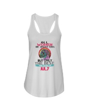 Queens are born in July Ladies Flowy Tank front