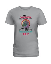Queens are born in July Ladies T-Shirt tile