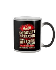FORKLIFT OPERATOR -LIMITED EDITION Color Changing Mug thumbnail