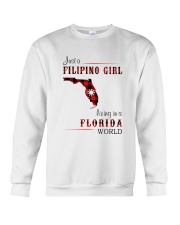 FILIPINO GIRL LIVING IN FLORIDA WORLD Crewneck Sweatshirt tile