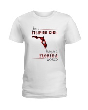 FILIPINO GIRL LIVING IN FLORIDA WORLD Ladies T-Shirt tile