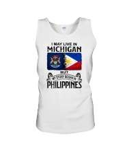 LIVE IN MICHIGAN BEGAN IN PHILIPPINES Unisex Tank thumbnail