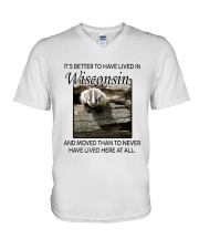 IT'S BETTER TO HAVE LIVED IN WISCONSIN V-Neck T-Shirt thumbnail
