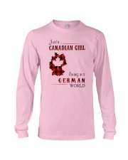 CANADIAN GIRL LIVING IN GERMAN WORLD Long Sleeve Tee thumbnail