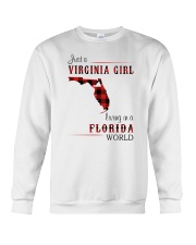 VIRGINIA GIRL LIVING IN FLORIDA WORLD Crewneck Sweatshirt thumbnail