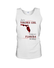 VIRGINIA GIRL LIVING IN FLORIDA WORLD Unisex Tank thumbnail