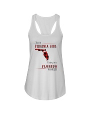 VIRGINIA GIRL LIVING IN FLORIDA WORLD Ladies Flowy Tank thumbnail