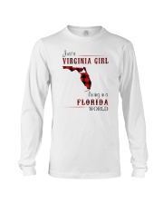 VIRGINIA GIRL LIVING IN FLORIDA WORLD Long Sleeve Tee thumbnail