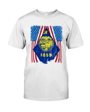 Oregon Flag In America Classic T-Shirt tile