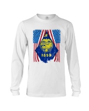 Oregon Flag In America Long Sleeve Tee tile