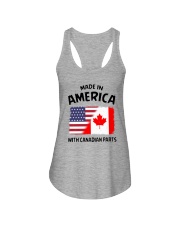 AMERICA WITH CANADIAN PARTS Ladies Flowy Tank thumbnail