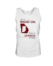 INDIANAN GIRL LIVING IN GEORGIA WORLD Unisex Tank thumbnail