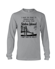 FROM STATEN ISLAND I DON'T HAVE THE ABILITY Long Sleeve Tee thumbnail