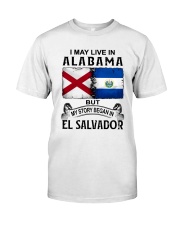LIVE IN ALABAMA BEGAN IN EL SALVADOR Classic T-Shirt tile
