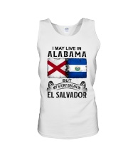 LIVE IN ALABAMA BEGAN IN EL SALVADOR Unisex Tank tile