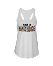 Made In Rhode Island A Really Long Time Ago Ladies Flowy Tank tile
