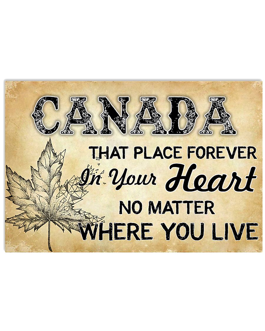 CANADA THAT PLACE FOREVER IN YOUR HEART 17x11 Poster