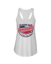 Made In Mississippi A Long Time Ago Ladies Flowy Tank tile