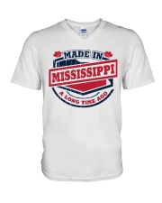 Made In Mississippi A Long Time Ago V-Neck T-Shirt tile