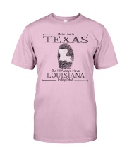 TEXAS BUT LOUISIANA IN MY DNA Classic T-Shirt thumbnail