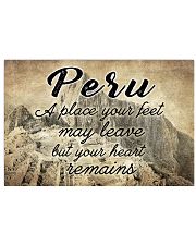 PERU A PLACE YOUR HEART REMAINS Horizontal Poster tile