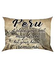 PERU A PLACE YOUR HEART REMAINS Rectangular Pillowcase tile