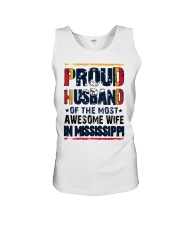 Proud Husband Of Awesome Wife In Mississippi Unisex Tank tile