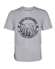 MADE IN COLOMBIA A LONG TIME AGO V-Neck T-Shirt thumbnail