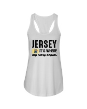 JERSEY IT'S WHERE MY STORY BEGINS Ladies Flowy Tank thumbnail