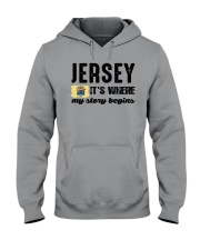 JERSEY IT'S WHERE MY STORY BEGINS Hooded Sweatshirt thumbnail
