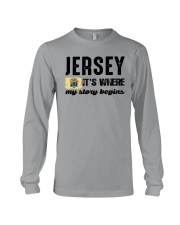 JERSEY IT'S WHERE MY STORY BEGINS Long Sleeve Tee thumbnail