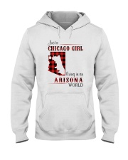 CHICAGO GIRL LIVING IN ARIZONA WORLD Hooded Sweatshirt thumbnail