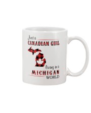 CANADIAN GIRL LIVING IN MICHIGAN WORLD Mug tile