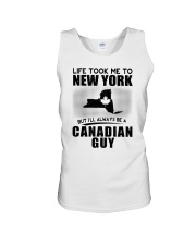 CANADIAN GUY LIFE TOOK TO NEW YORK Unisex Tank thumbnail