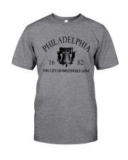 Philadelphia Nickname Symbols Classic T-Shirt front