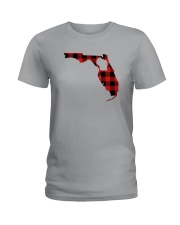 WISCONSIN IN FLORIDA WORLD Ladies T-Shirt thumbnail
