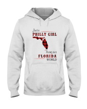 PHILLY GIRL LIVING IN FLORIDA WORLD Hooded Sweatshirt thumbnail