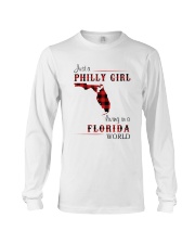 PHILLY GIRL LIVING IN FLORIDA WORLD Long Sleeve Tee thumbnail