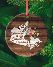 Someone In Canada Is Thinking Of You Circle ornament - single (porcelain) custom-circle-ornament-single-porcelain-lifestyle-10