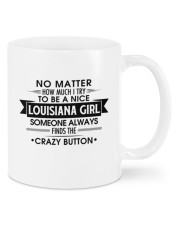 Louisiana Girl Crazy Button Mugs tile