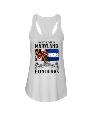 LIVE IN MARYLAND BEGAN IN HONDURAS Ladies Flowy Tank tile