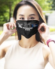 I'm Not Angry It's Just My Michigan Face 2 Layer Face Mask - Single aos-face-mask-2-layers-lifestyle-front-10