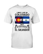 LIVE IN COLORDAO BEGAN IN EL SALVADOR Classic T-Shirt tile