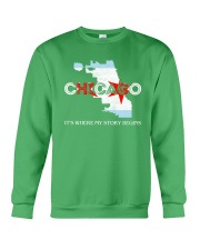 Chicago It's Where My Story Begins Crewneck Sweatshirt tile
