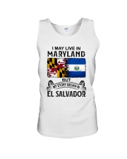 LIVE IN MARYLAND BEGAN IN EL SALVADOR Unisex Tank thumbnail