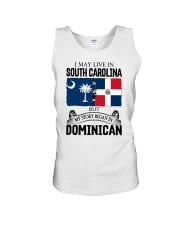 LIVE IN SC BEGAN IN DOMINICAN ROOT WOMEN Unisex Tank thumbnail