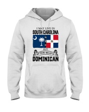 LIVE IN SC BEGAN IN DOMINICAN ROOT WOMEN Hooded Sweatshirt thumbnail