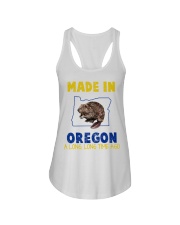 Made In Oregon A Long A Long Time Ago Ladies Flowy Tank tile