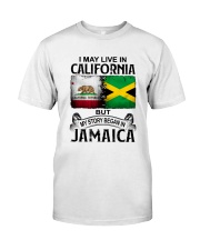 LIVE IN CALIFORNIA BEGAN IN JAMAICA Classic T-Shirt tile