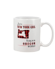 NEW YORK GIRL LIVING IN OREGON WORLD Mug thumbnail
